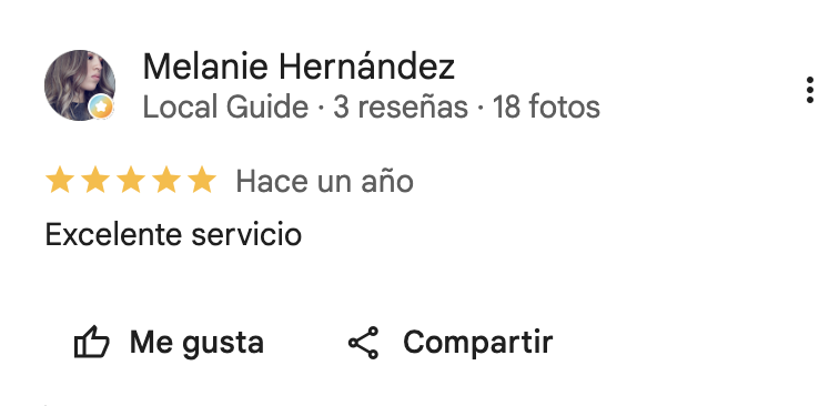Reseña de cliente 2