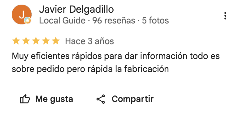 Reseña de cliente 3